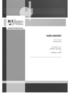 Son amor! - Samba: No.3 for clarinet quartet by Thomas Hans Graf