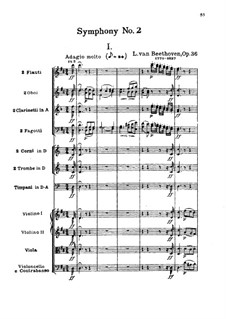 Movement I: Full score by Ludwig van Beethoven