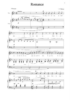 Romance: E Flat Major by Claude Debussy