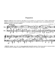 Fragment, for French Horn and Piano: Fragment, for French Horn and Piano by Domenico Zipoli