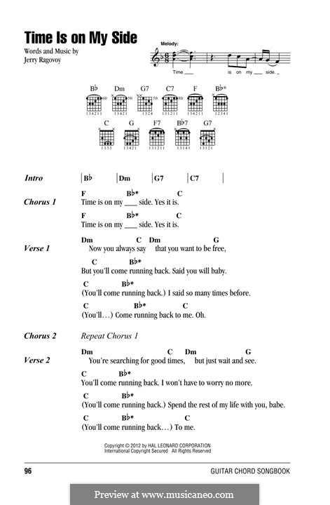 Time is on My Side (The Rolling Stones): Lyrics and chords by Jerry Ragovoy