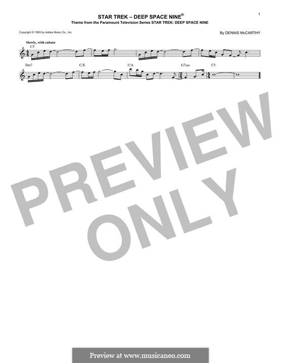 Star Trek - Deep Space Nine(R): Lyrics and chords by Dennis McCarthy