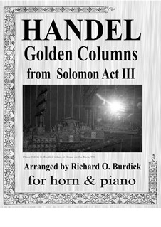 Solomon, HWV 67: Golden Columns by Georg Friedrich Händel