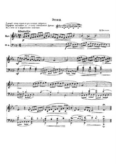 Etude in A Flat Major, for French Horn and Piano: Etude in A Flat Major, for French Horn and Piano by Domenico Zipoli