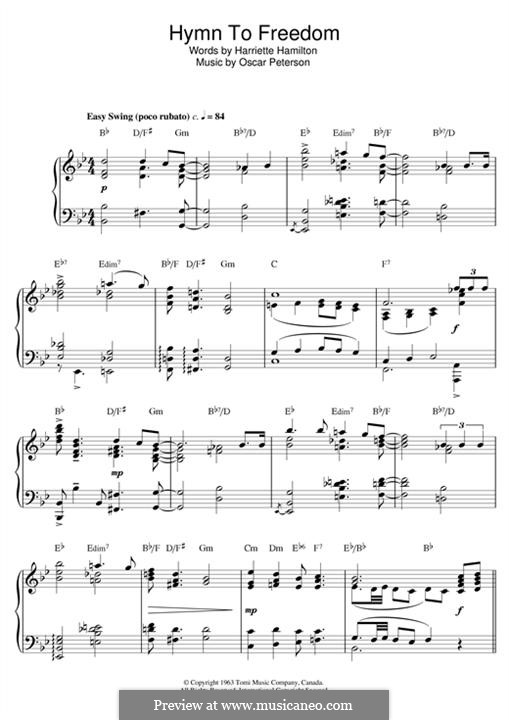 Hymn to Freedom (The Oscar Peterson Trio) by O. Peterson on MusicaNeo