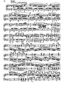 Sonata for Piano No.2 in A Flat Major, J.199 Op.39: Movement IV (with fingering) by Carl Maria von Weber