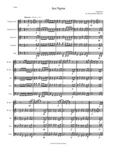 Aya Ngena: For brass quintet by folklore