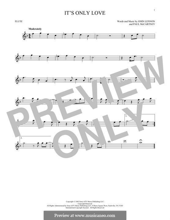 It Won't Be Long (The Beatles): For flute by John Lennon, Paul McCartney