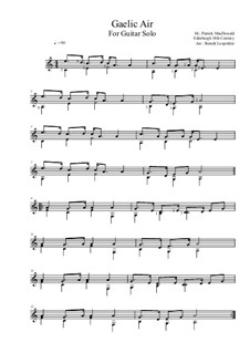 Gaelic Air: For guitar solo (C Major) by Patrick MacDonald