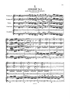 Concerto for Harpsichord and Strings No.1 in D Minor , BWV 1052: First version by Johann Sebastian Bach