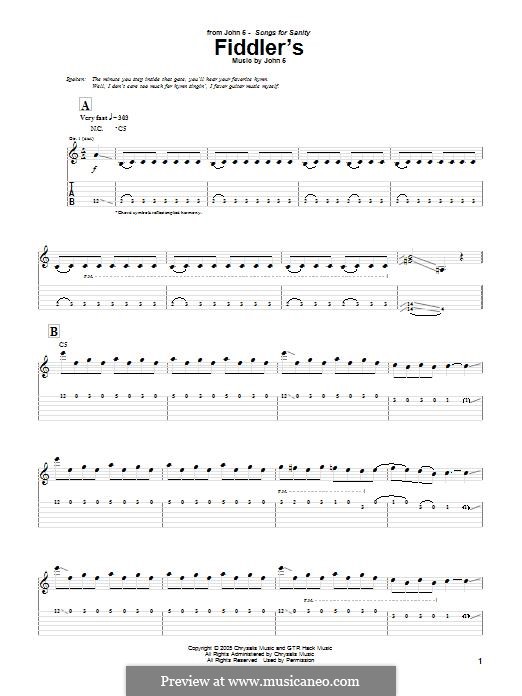 Fiddler's: For guitar with tab by John 5