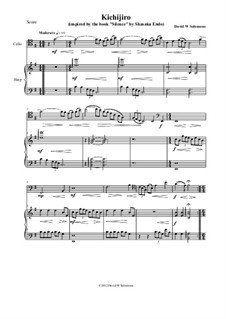 Kichijiro: For cello and harp by David W Solomons