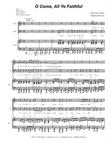 Instrumental version: Duet for tenor and bass solo (with accompaniment track) by John Francis Wade