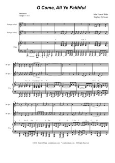 Instrumental version: Duet for Bb-trumpet by John Francis Wade