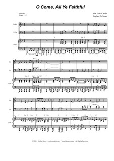 Instrumental version: Duet for violin and cello by John Francis Wade