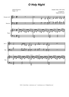 Instrumental version: For woodwind quartet by Adolphe Adam