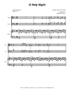 Instrumental version: For string quartet by Adolphe Adam