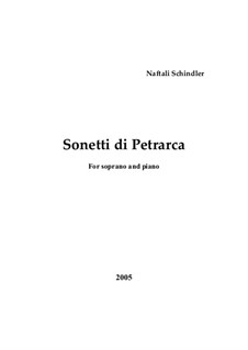 Sonetti di Petrarca: Sonetti di Petrarca by Naftali Schindler