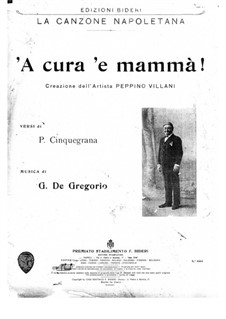 'A cura 'e mamma!: 'A cura 'e mamma! by Giuseppe de Gregorio