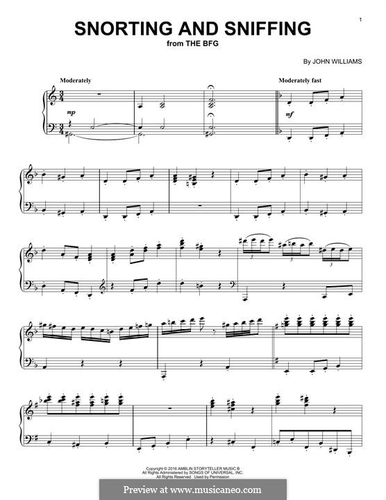 Snorting and Sniffing: For piano by John Williams
