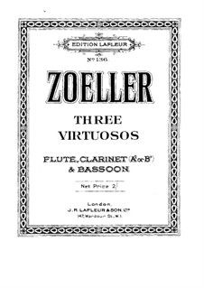 Three Virtuosos. Musical Joke: Flute part by Carli Zoeller
