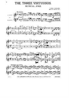 Three Virtuosos. Musical Joke: Clarinet part by Carli Zoeller