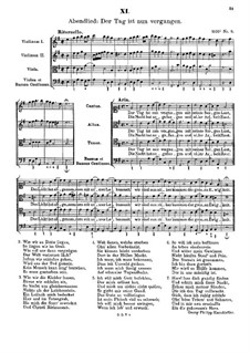 Der Tag ist nun vergangen: Der Tag ist nun vergangen by Johann Rudolf Ahle
