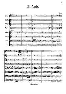 Symphony in C Major: Full score by Johann Georg Albrechtsberger