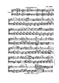 Complete Opera: Act III, piano-vocal score by Daniel Auber