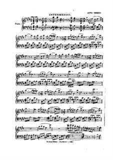 Complete Opera: Act III, piano-vocal score by Daniel Auber