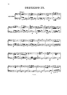 Complete Movements: Arrangement for piano four hands by Johann Sebastian Bach