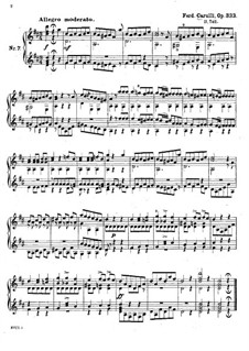 Eighteen Very Easy Pieces for Beginners, Op.333: Book II, No.7, for two guitars by Ferdinando Carulli