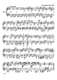 Eighteen Very Easy Pieces for Beginners, Op.333: Book II, No.8, for two guitars by Ferdinando Carulli