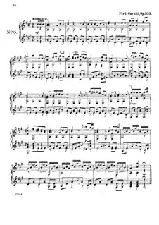 Eighteen Very Easy Pieces for Beginners, Op.333: Book II, No.6, for two guitars by Ferdinando Carulli