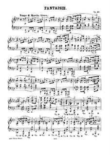 Fantasia in F Minor, Op.49: For piano by Frédéric Chopin