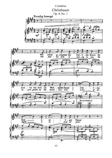 Christmas Songs, Op.8: Nr.1 Christbaum by Peter Cornelius