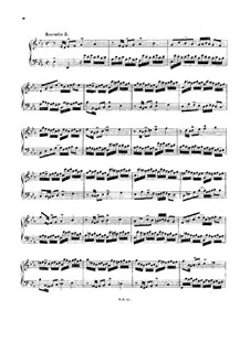 No.5 in E Flat Major, BWV 776: For harpsichord (or piano) by Johann Sebastian Bach