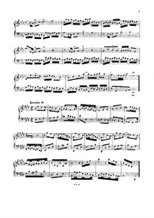 No.6 in E Major, BWV 777: For harpsichord (or piano) by Johann Sebastian Bach