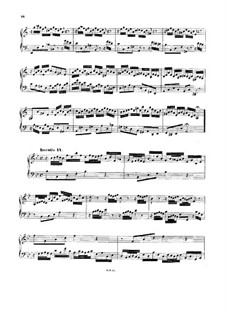 No.14 in B Flat Major, BWV 785: For harpsichord (or piano) by Johann Sebastian Bach