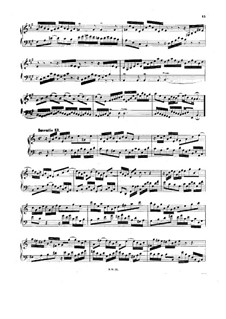 No.13 in A Minor, BWV 784: For harpsichord (or piano) by Johann Sebastian Bach