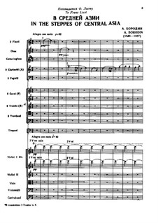 In the Steppes of Central Asia: Full score by Alexander Borodin