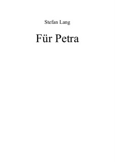 Für Petra: Für Petra by Stefan Lang