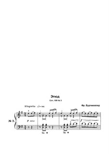 Etude No.3: For piano by Johann Friedrich Burgmüller