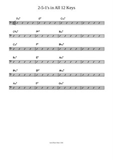 251s in all 12 Keys Chord Progression: 251s in all 12 Keys Chord Progression by Jared Plane