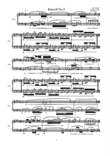 Kincob No.5 for piano, MVWV 1084: Kincob No.5 for piano by Maurice Verheul