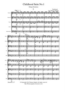 Childhood Suite No.1: For string orchestra by Johannes Brahms, folklore