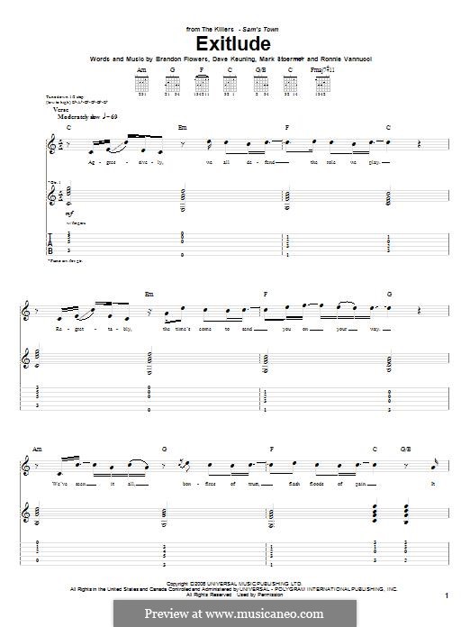 The Killers Enterlude And Exitlude Lyrics