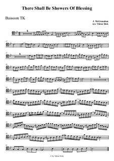 There Shall Be Showers of Blessing: For bassoon by James McGranahan
