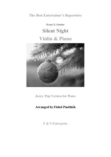 Solo instrument and piano: For violin and piano by Franz Xaver Gruber