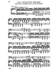 No.10 For Behold, Darkness Shall Cover the Earth: No.10 For Behold, Darkness Shall Cover the Earth by Georg Friedrich Händel